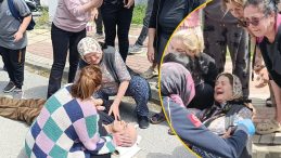 Antalya&rsquo;da vicdanları sızlatan kaza! &Ouml;ğrenci servisi g&ouml;rme engelli bireye &ccedil;arptı: Eşini yerde g&ouml;ren yaşlı kadın fenalaştı!