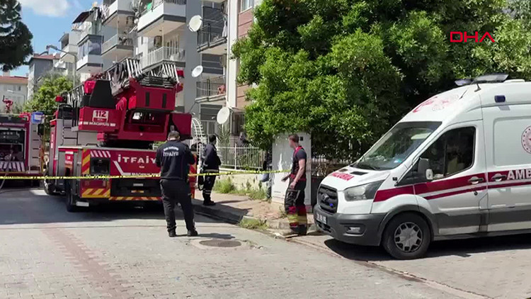 Apartmanda Yangın Dehşeti: 1 &Ouml;l&uuml;