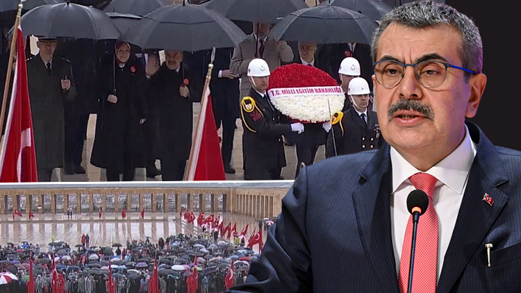 Ata'nın &ccedil;ocuklara armağanı 23 Nisan: Milli Eğitim Bakanı Yusuf Tekin Anıtkabir'de
