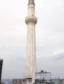 Ayasofya'nın kuzeydoğu minaresinde restorasyon tamamlandı