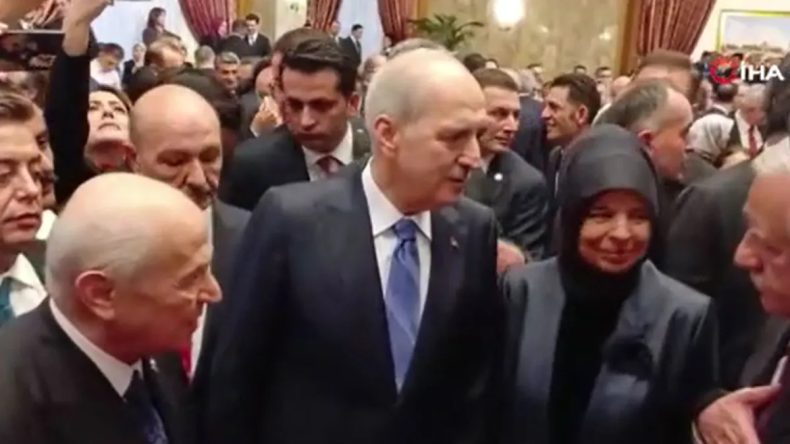 Bah&ccedil;eli, DEM Parti Heyeti ile Bir Araya Geldi