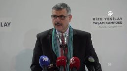 Bakan &Ccedil;ift&ccedil;i Rize Yeşilay Yaşam Kamp&uuml;s&uuml; A&ccedil;ılış T&ouml;reninde Konuştu