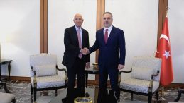 Bakan Fidan ile ABD'nin Ankara B&uuml;y&uuml;kel&ccedil;isi Thomas Barrack G&ouml;r&uuml;şt&uuml;
