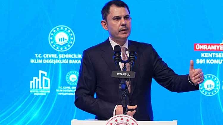 Bakan Kurum'dan kentsel d&ouml;n&uuml;ş&uuml;m &ccedil;ağrısı