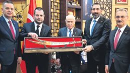 Başkan Doğan&rsquo;dan Bah&ccedil;eli&rsquo;ye ziyaret