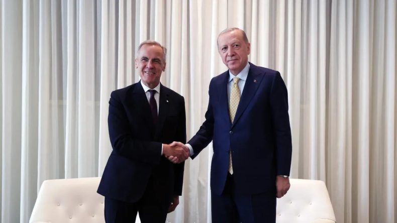 Başkan Erdoğan, Kanada Başbakanı Mark Carney ile g&ouml;r&uuml;şt&uuml;