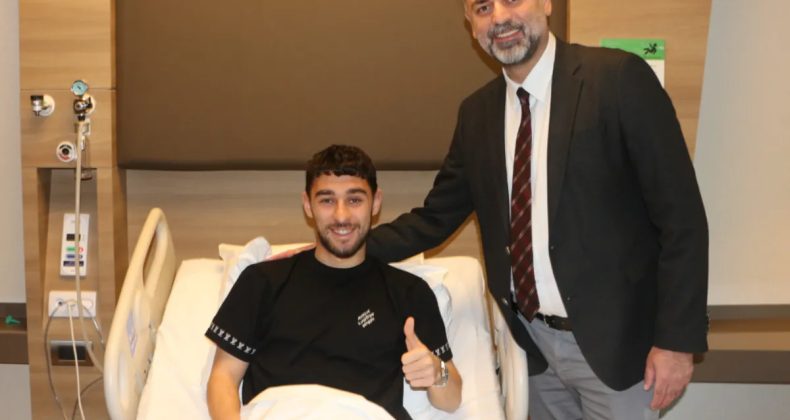 Beşiktaşlı futbolcu Kartal Kayra Yılmaz ameliyat edildi