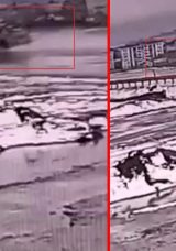 Bitlis&rsquo;te feci kaza! Direksiyon hakimiyetini kaybetti: Otomobilin taklalar attığı o anlar kamerada&hellip;