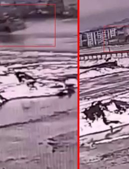 Bitlis’te feci kaza! Direksiyon hakimiyetini kaybetti: Otomobilin taklalar attığı o anlar kamerada…