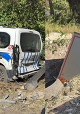 Bornova'da freni patlayan tır karşı şeride ge&ccedil;ti: &Ouml;l&uuml; ve yaralılar var