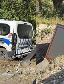 Bornova'da freni patlayan tır karşı şeride ge&ccedil;ti: &Ouml;l&uuml; ve yaralılar var