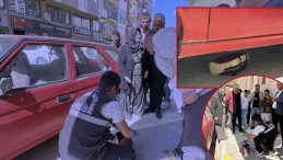 Burdur'da vicdansızlık: Kapının &ouml;n&uuml;nde unuttu&hellip; Saniyeler i&ccedil;inde her şeyini &ccedil;aldılar!