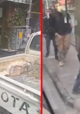 Bursa trafiğinde baltalı dehşet! Otob&uuml;s şof&ouml;r&uuml;n&uuml;n &uuml;zerine y&uuml;r&uuml;d&uuml;: Hakaretler havada u&ccedil;uştu