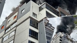 Bursa'da bir apartmanda yangın: 2 kişiyi kurtarma &ccedil;alışmaları devam ediyor