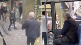 Bursa'da Trafikte Dehşet! Baltayla Otob&uuml;s Şof&ouml;r&uuml;n&uuml;n &Uuml;zerine Y&uuml;r&uuml;d&uuml;