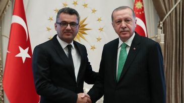 Cumhurbaşkanı Erdoğan, KKTC Cumhurbaşkanı Erh&uuml;man ile g&ouml;r&uuml;şt&uuml;