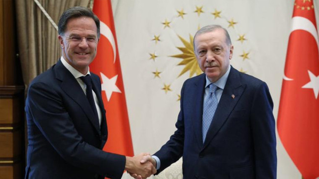 Cumhurbaşkanı Erdoğan, NATO Genel Sekreteri Rutte'yi kabul etti