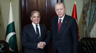 Cumhurbaşkanı Erdoğan, Pakistan Başbakanı Şerif ile g&ouml;r&uuml;şt&uuml;