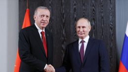 Cumhurbaşkanı Erdoğan, Rusya Devlet Başkanı Putin ile g&ouml;r&uuml;şt&uuml;