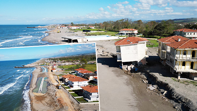 Deniz suyu evlere kadar geldi: 2 siteyi b&ouml;yle kurtaracaklar