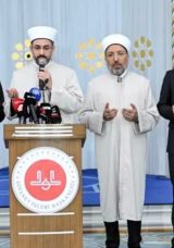 Diyanet İşleri Başkanı Arpaguş hacı uğurlama programında konuştu