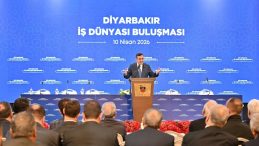 Diyarbakır İş D&uuml;nyası buluşmasına Cumhurbaşkanı Yardımcısı Yılmaz da katıldı