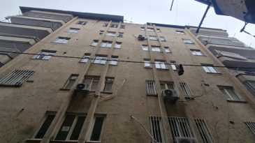 Diyarbakır'da kolonlarından ses gelen 6 katlı apartman tahliye edildi