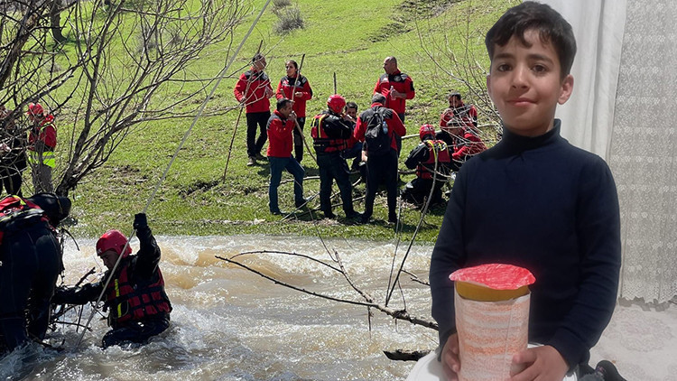 D&ouml;rt g&uuml;nd&uuml;r aranıyordu… 8 yaşındaki Osman'ın derede cansız bedeni bulundu