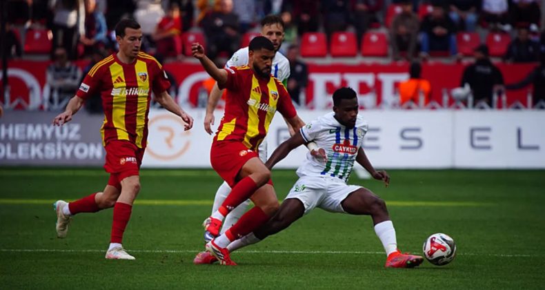 D&uuml;şme hattındaki Kayserispor, Rizespor&rsquo;u 2 golle ge&ccedil;ti!