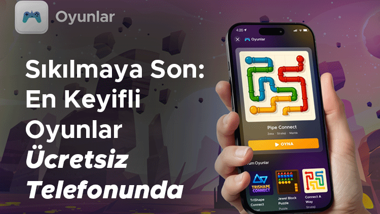 En pop&uuml;ler oyunlar indirme zahmeti olmadan, reklama boğulmadan telefonunuzda | Hayatınızın yeni asistanı H&uuml;rriyet Super App her anınızda yanınızda