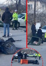 Erzincan’da feci kaza! Otomobil ile motosiklet çarpıştı: Sürücü metrelerce savruldu