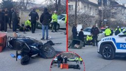 Erzincan’da feci kaza! Otomobil ile motosiklet çarpıştı: Sürücü metrelerce savruldu
