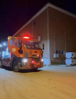 Eskişehir'de su arıtma tesisinin elektrik panosunda yangın