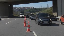 Ey&uuml;psultan&rsquo;da 5 ara&ccedil;lık zincirleme kaza: 2 kişi yaralandı!