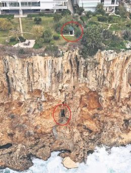 Falezlerdeki ka&ccedil;ak yıkılacak