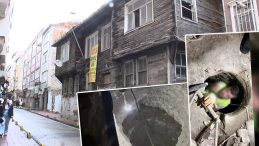 Fatih'te Define Bulmak İ&ccedil;in 5.5 Metre Kazdılar: Su&ccedil;&uuml;st&uuml; Yakalandılar!