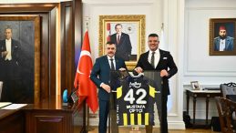 Fenerbah&ccedil;e Başkanı Sadettin Saran&rsquo;dan İ&ccedil;işleri Bakanı Mustafa &Ccedil;ift&ccedil;i&rsquo;ye Ziyaret