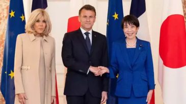 Fransa Cumhurbaşkanı Macron, Japonya&rsquo;ya Resmi Ziyaret Ger&ccedil;ekleştirdi