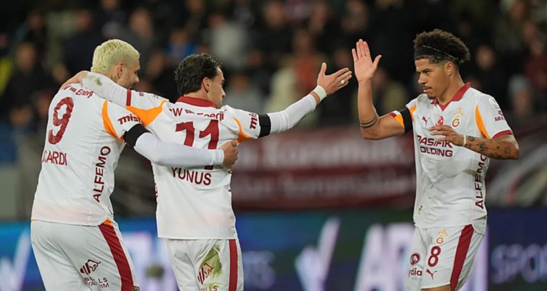 Galatasaray derbiye 4 puan farkla &ccedil;ıkacak!