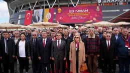 Galatasaray'da Aslantepe Vadisi'nin Temel Atma T&ouml;reni Ger&ccedil;ekleşti