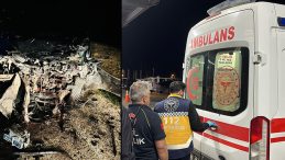 G&uuml;ny&uuml;z&uuml; Kaymakamı kaza ge&ccedil;irdi; 1 &ouml;l&uuml;, 2 yaralı