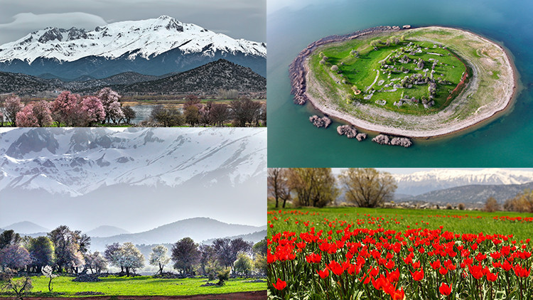 Hayran Bırakan Manzaralar! 2 Mevsimin G&uuml;zelliği Bir Arada