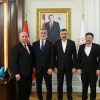İ&ccedil;işleri Bakanı &Ccedil;ift&ccedil;i, TŞOF Heyetini Kabul Etti