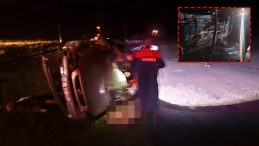 Iğdır&rsquo;da Feci Kaza: Otomobil Şarampole U&ccedil;tu, S&uuml;r&uuml;c&uuml; Hayatını Kaybetti!