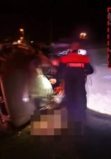 Iğdır&rsquo;da Feci Kaza: Otomobil Şarampole U&ccedil;tu, S&uuml;r&uuml;c&uuml; Hayatını Kaybetti!