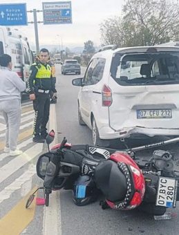 İki kazadan birinde motosiklet var
