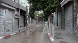 İsrail'in İdam Yasasına Karşı Doğu Kud&uuml;s'te Esnaf Genel Greve Gitti