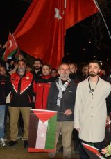 İsrail&rsquo;in Filistinlileri İdam Kararına Tepki! İdam Yasası Y&uuml;zlerce Ara&ccedil;lık Konvoyla Protesto Edildi