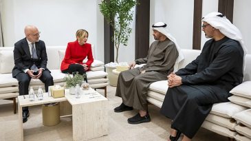 İtalya Başbakanı Meloni Abu Dabi&rsquo;de: BAE Devlet Başkanı Al Nahyan ile bir araya geldi