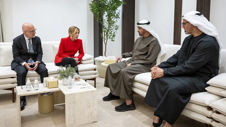 İtalya Başbakanı Meloni Abu Dabi’de: BAE Devlet Başkanı Al Nahyan ile bir araya geldi